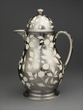 Jug with Cover, Staffordshire, 1810/20. Creator: Staffordshire Potteries.