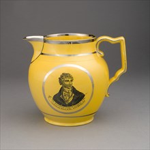 Pitcher, Staffordshire, 1810/20. Creator: Staffordshire Potteries.