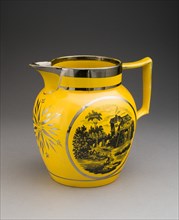 Jug, Staffordshire, c. 1820. Creator: Staffordshire Potteries.