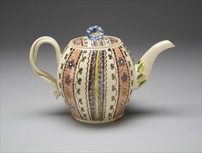 Teapot, Leeds, c. 1770. Creator: Unknown.
