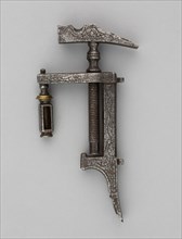Combined Wheellock Spanner, Turnscrew, and Adjustable Powder Measure, Europe, 17th century. Creator: Unknown.