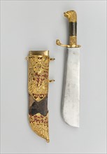 Hunting Cleaver (Waidpraxe) of Ernst August II Konstantin, Duke of Saxe-Weimar-Eisenach, 1755/58. Creator: Unknown.