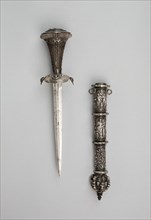 Dagger and Sheath, Germany, Scabbard: 3rd quarter of 16th cent; dagger: 19th cent in 16th cent... Creator: Unknown.