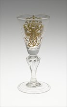 Wine Glass, Germany, c. 1730. Creator: Unknown.