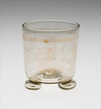 Beaker with Feet, Germany, Late 17th century. Creator: Unknown.