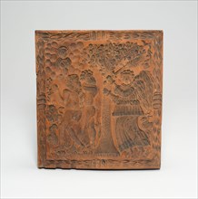 Biscuit Mold: Adam and Eve Expelled from the Gates of Eden, Germany, Possibly 17th century. Creator: Unknown.