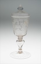 Goblet with Cover, Rhineland, 18th century. Creator: Unknown.