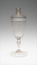 Goblet with Cover, Thuringia, 1701-1713. Creator: Unknown.