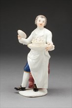 Figure of a Cook, Meissen, 1740/55. Creator: Meissen Porcelain.