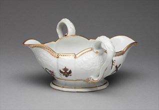 Sauceboat from the St. Andrew Service, Germany, 1744/55. Creator: Meissen Porcelain.