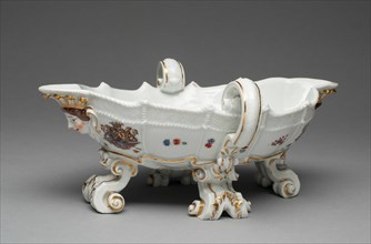 Sauceboat from the Sulkowsky Service, Germany, 1735/38. Creator: Meissen Porcelain.