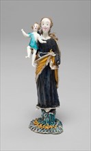 Madonna and Child, France, Late 17th to early 18th century. Creator: Verres de Nevers.