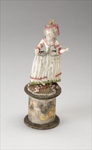 Lady in a Wide Skirt, France, 1750/99. Creator: Verres de Nevers.
