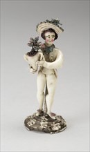 Boy with a Vase, France, Late 18th century. Creator: Verres de Nevers.