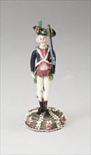 Soldier, France, 18th century. Creator: Verres de Nevers.