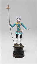 Soldier with Lance, France, Late 17th to early 18th century. Creator: Verres de Nevers.