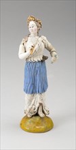 Female Figure, France, 18th century. Creator: Verres de Nevers.