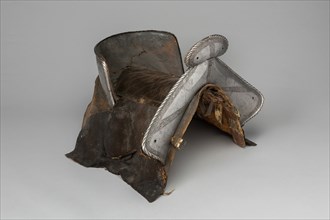 Saddle with Four Saddle Plates, Southern Germany, c. 1540. Creator: Unknown.