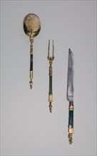 Fork, Knife, and Spoon, Germany, southern, c. 1600. Creator: Unknown.