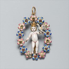 Pendant with the Christ Child, Spain, c. 1650. Creator: Unknown.