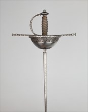 Cup-Hilted Rapier, Spain, northern, 1660/70. Creator: Unknown.