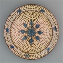 Hispano-Moresque Plate, Spain, 1500/1650. Creator: Unknown.
