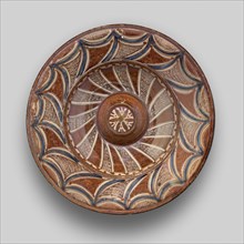 Hispano-Moresque Plate, Spain, 16th century. Creator: Unknown.