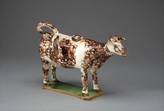 Cow Creamer, Staffordshire, 1770/95. Creator: Staffordshire Potteries.