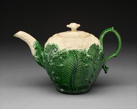 Teapot, Staffordshire, 1765/80. Creator: Staffordshire Potteries.