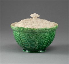 Sugar Bowl, Staffordshire, 1765/80. Creator: Staffordshire Potteries.