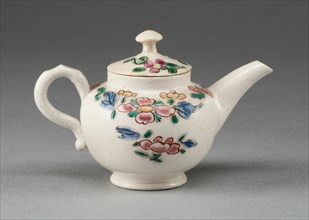 Miniature Teapot, Staffordshire, 1760/69. Creator: Staffordshire Potteries.