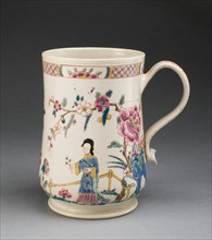 Tankard, Staffordshire, c. 1760. Creator: Staffordshire Potteries.