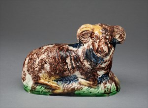 Ram, Staffordshire, c. 1780. Creator: Staffordshire Potteries.