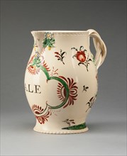 Ale Jug, Staffordshire, c. 1780. Creator: Staffordshire Potteries.