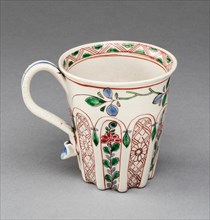 Cup, Staffordshire, c. 1760. Creator: Staffordshire Potteries.