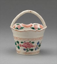 Basket, Staffordshire, 1750/65. Creator: Staffordshire Potteries.