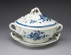 Tureen and Stand, Worcester, c. 1770. Creator: Royal Worcester.