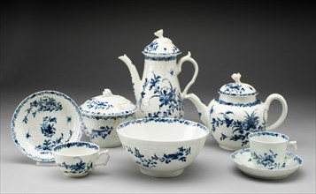 Tea Set, Worcester, c. 1760. Creator: Royal Worcester.