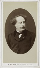 Alexandre Dumas, fils (1824-1895), 1895. Creator: Mulnier, Ferdinand (1817-1891).