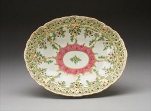 Pierced Dish, Worcester, c. 1775. Creator: Royal Worcester.
