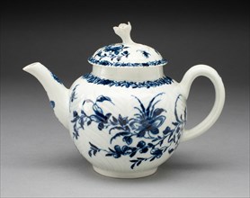 Teapot, Worcester, c. 1760. Creator: Royal Worcester.