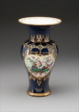 Vase (part of a pair), Worcester, c. 1770. Creator: Royal Worcester.