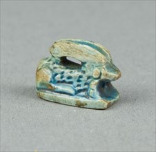 Amulet of a Hare, Egypt, Late Period (664-332 BCE). Creator: Unknown.