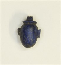 Amulet of a Heart, Egypt, Third Intermediate Period, Dynasty 21-25 (1070-656 BCE). Creator: Unknown.