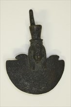 Amulet of an Aegis with the Head of the Goddess, Egypt, Third Intermediate Period-Late Period... Creator: Unknown.