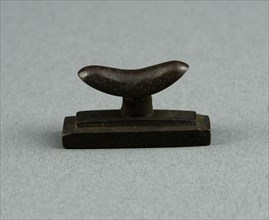 Amulet of a Headrest, Egypt, Third Intermediate Period, Dynasty 21-25 (1070-656 BCE). Creator: Unknown.