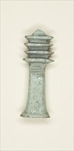 Amulet of a Djed Pillar, Egypt, Third Intermediate Period, Dynasty 21-25 (1070-656 BCE). Creator: Unknown.
