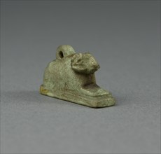 Amulet of the God Amon, Egypt, Third Intermediate Period, Dynasty 21-25 (1070-656 BCE). Creator: Unknown.