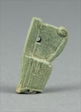Amulet of the Crown of Lower Egypt, Egypt, Third Intermediate Period, Dynasty 21-25 (1070-656 BCE). Creator: Unknown.