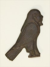 Amulet of the Soul as a Human-Headed Bird, Egypt, Late Period, Dynasty 25-30 (780-343 BCE). Creator: Unknown.
